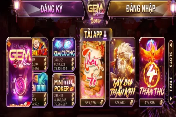 Đôi nét thông tin về nổ hũ tây du thần khí cổng game Gemiwn